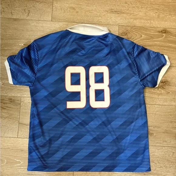 Hollister Blue Striped Polo Shirt - Picture 4 of 4